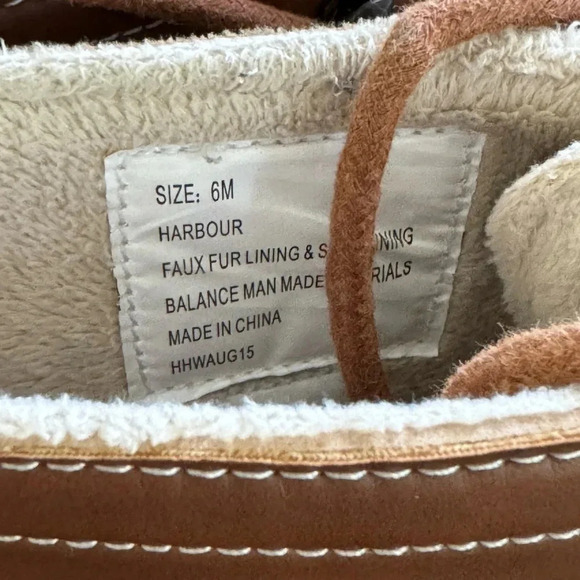 Esprit Harbour Lace Up Duck Boots Faux Fur Lining Waterproof Women’s Size 6 - Picture 6 of 6